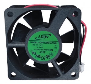 micro ventilador cooler AD0612MXA70GL AD0612MX-A70 60X60X25MM 12V 0,14A 2 FIOS HYPRO