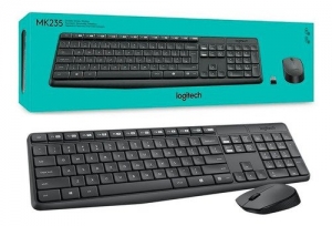 KIT TECLADO MOUSE SEM FIO MK235 LOGITECH