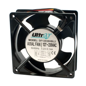 Microventilador axial DF12038HBL2  TZ1238HA1A2BAL 120X120X38 BIVOLT ROLAMENTO