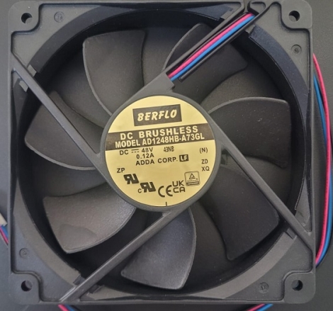 MICRO VENTILADOR AD1248HB-A73 120X120X25MM 48V ROLAMENTO